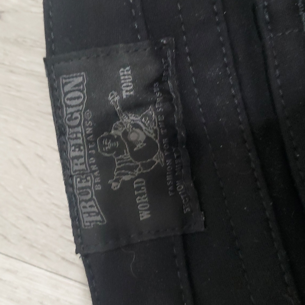 True Religion Black Denim Jeans. - Picture 5 of 5